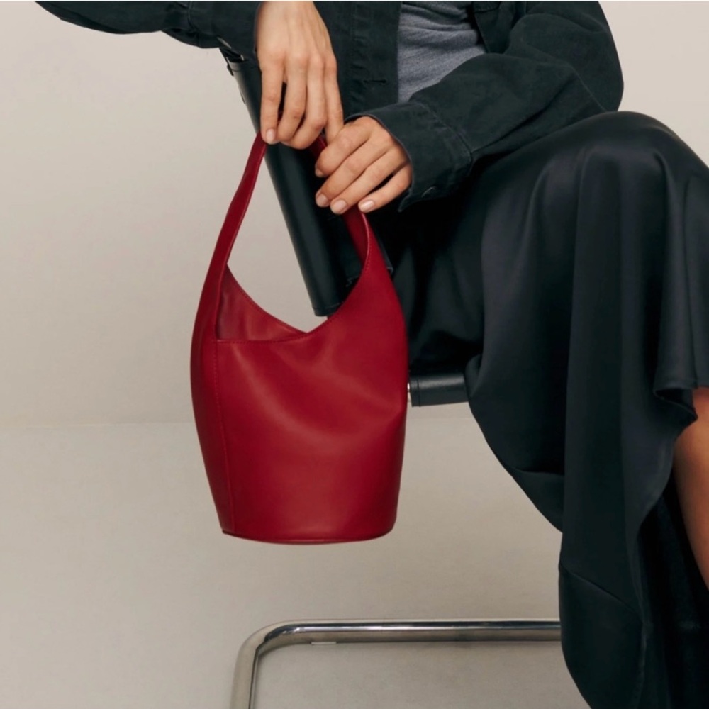 Reformation Small Silvana Bucket Bag